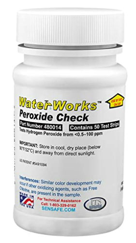 Tirillas de Peroxido (3108U40) WaterWorks, PK/50
